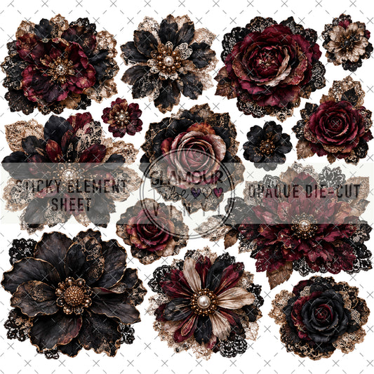 GARNET NOIR STICKY ELEMENT SHEET