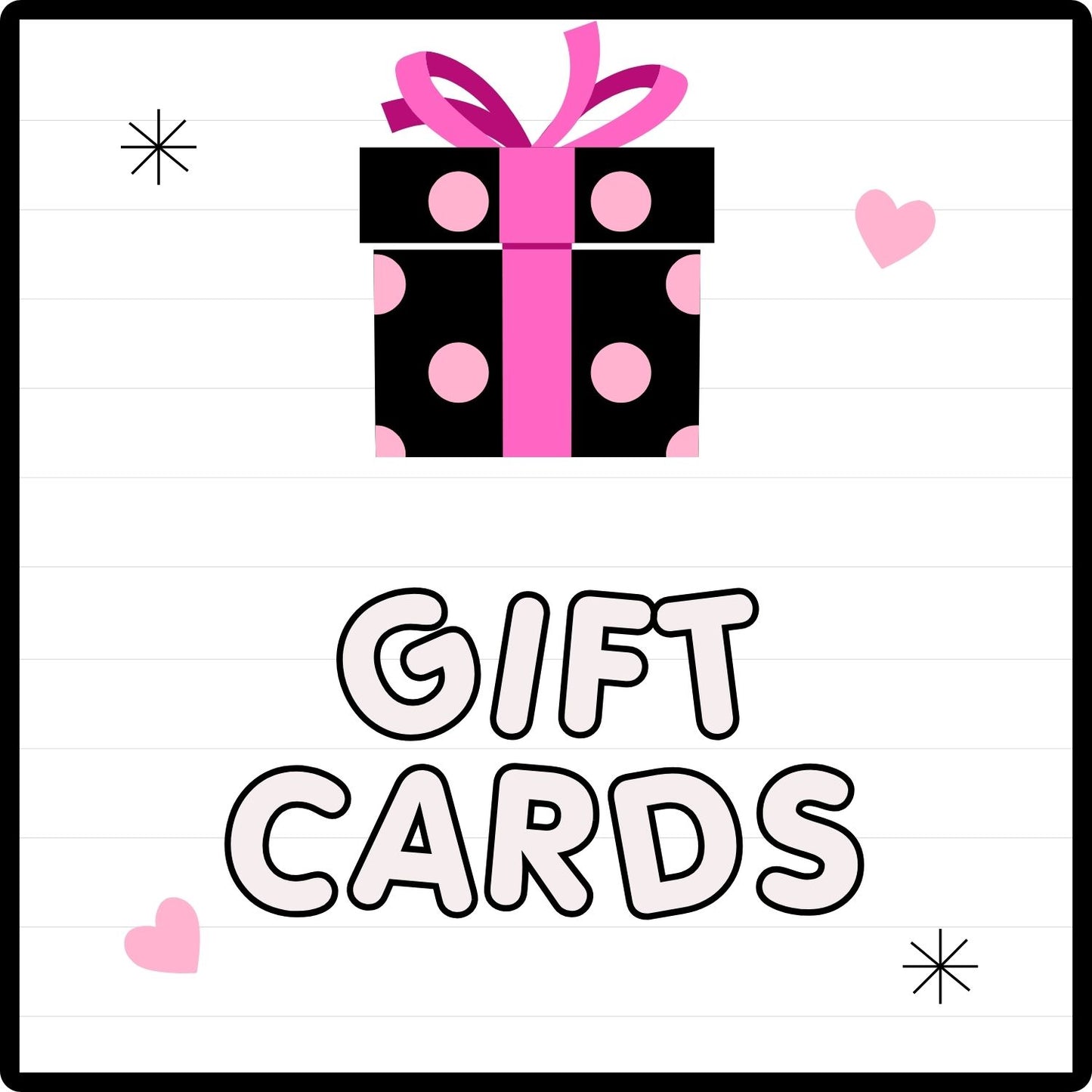 GLAMOUR TRIBE VINYL GIFT CARD