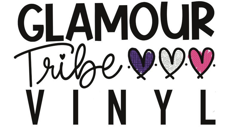 Printed Vinly Pattern Snowfall Silhouette | Patterned Adhesive Vinyl | Glamour Tribe Vinyl