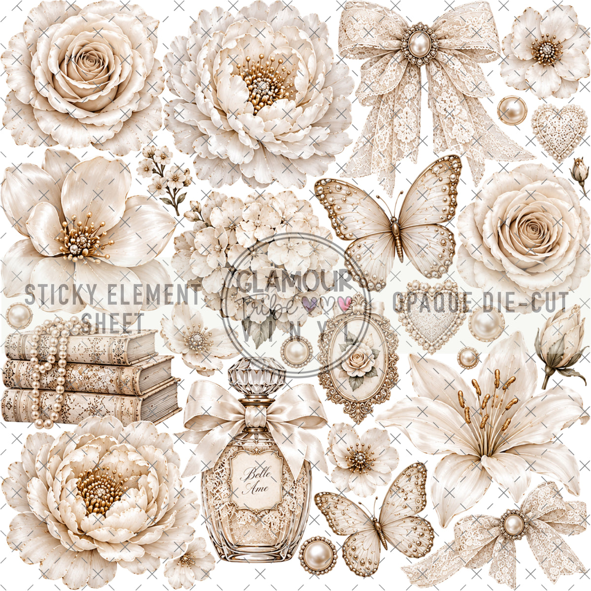 HEIRLOOM ROMANCE STICKY ELEMENT SHEET