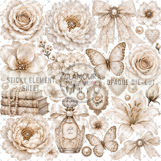 HEIRLOOM ROMANCE STICKY ELEMENT SHEET