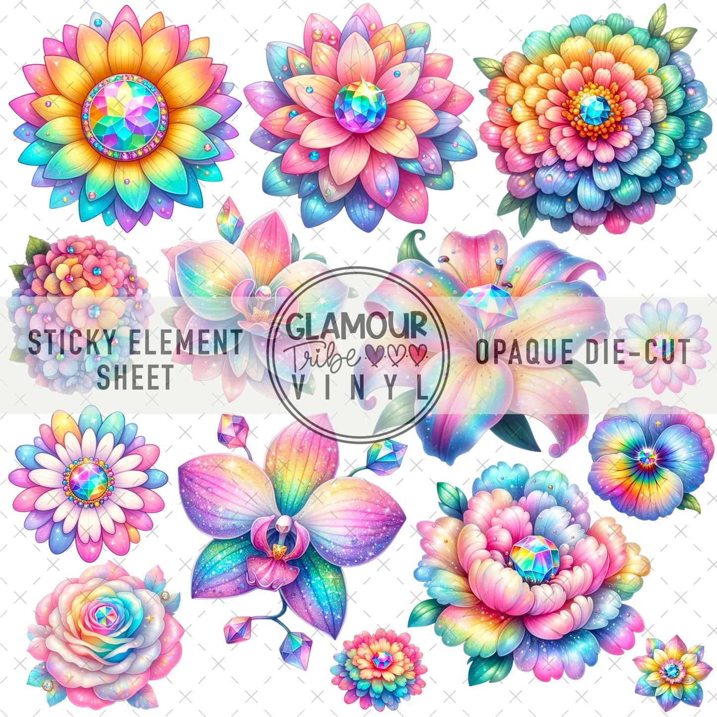 CHASING RAINBOWS STICKY ELEMENT SHEET