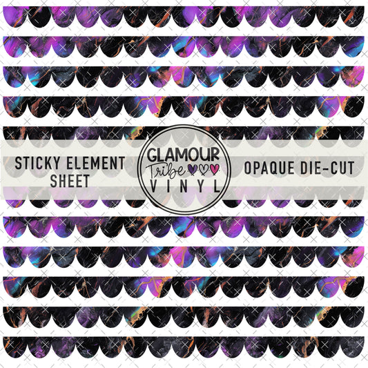 MERMAID SCALES 1 STICKY ELEMENT SHEET