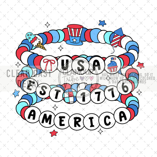 USA BEAD BRACELET