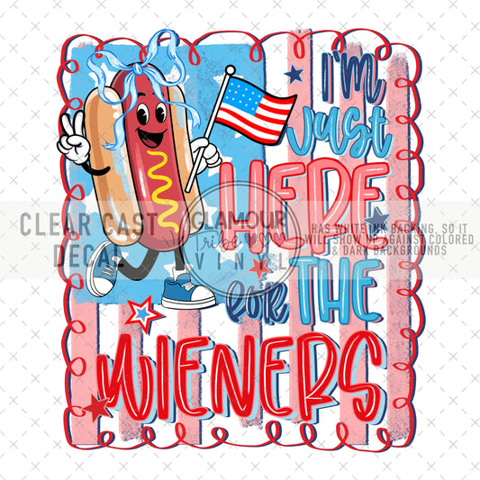 I’M JUST HERE FOR THE WIENERS