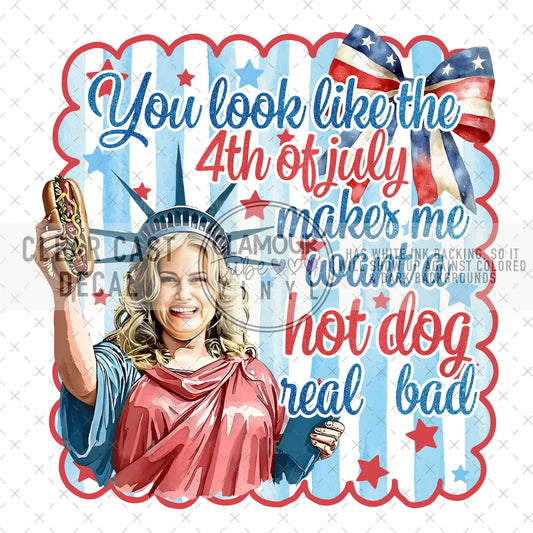 YOU LOOK LIKE THE 4TH OF JULY