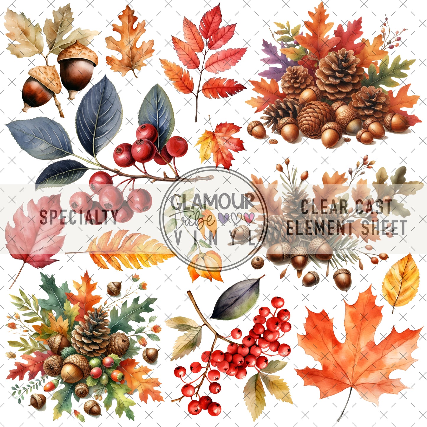VMD FALL COLLECTION CLEAR CAST ACCENT SHEET