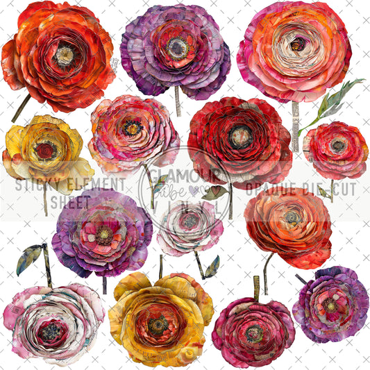 RANUNCULUS STICKY ELEMENT SHEET