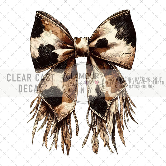 COWHIDE BOW