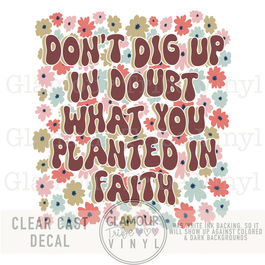 PLANTED IN FAITH