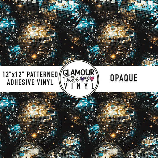 DISCO BALLS-GOLD & BLUE