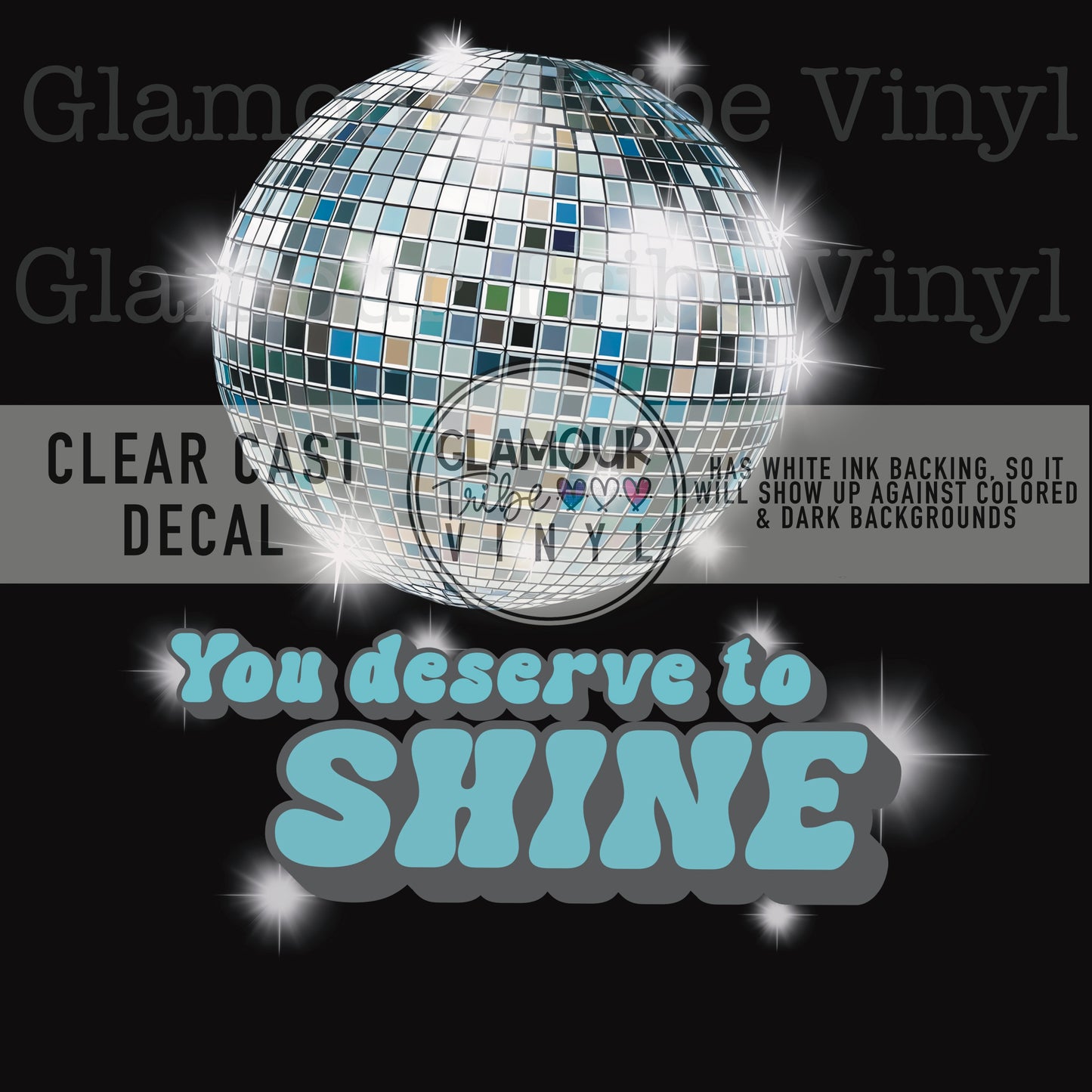 YOU DESERVE TO SHINE