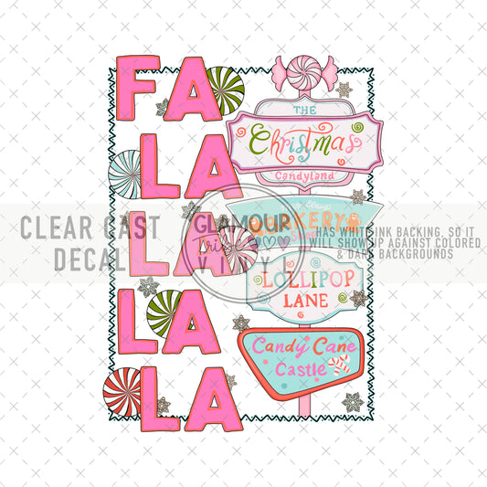 FALALALA SIGN STACK