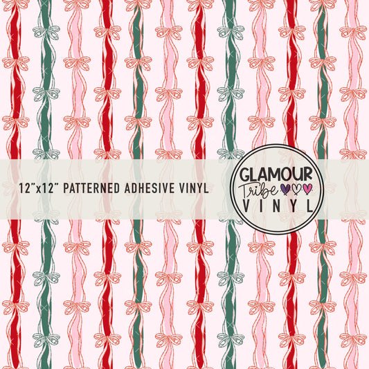 CHRISTMAS RIBBONS (PINK)