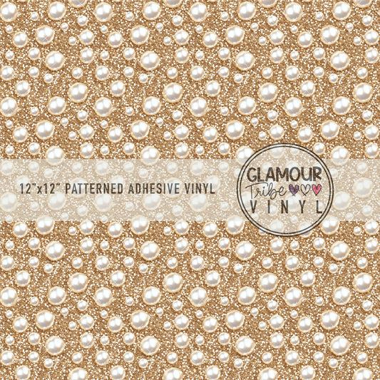 PEARLS & GOLD GLITTER