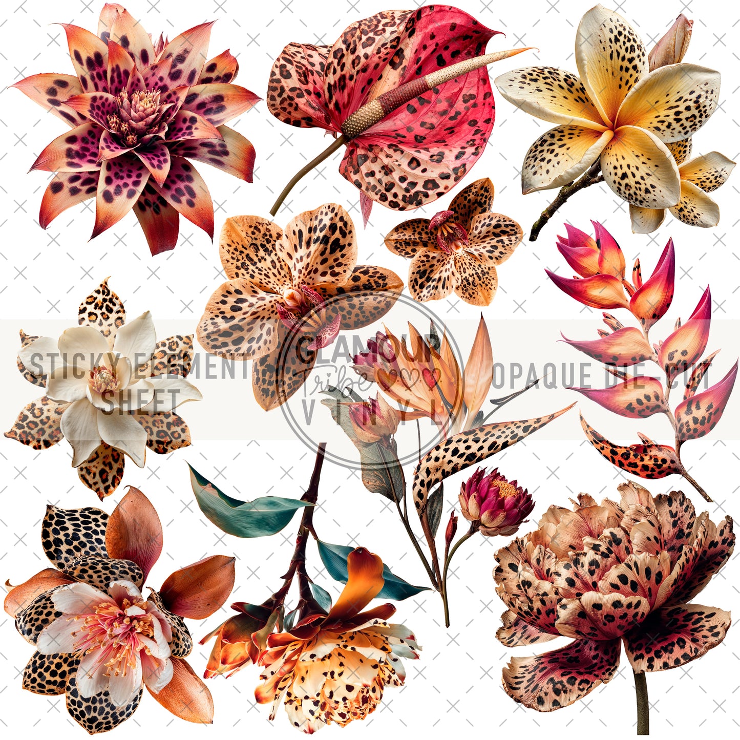 WILD BLOOM SOCIETY STICKY ELEMENT SHEET