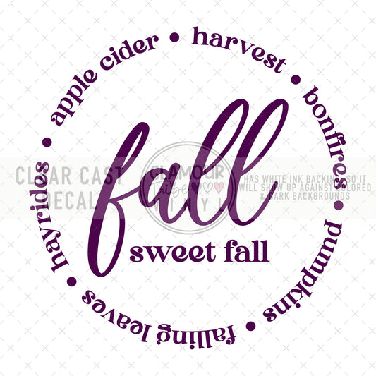 FALL SWEET FALL