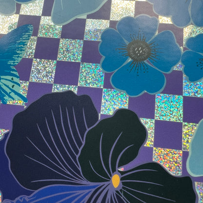 LARGE VIOLET CHECKS