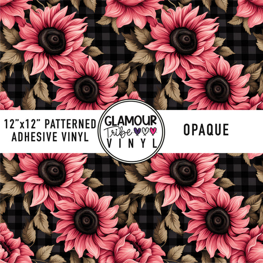 PINK SUNFLOWER GINGHAM 1