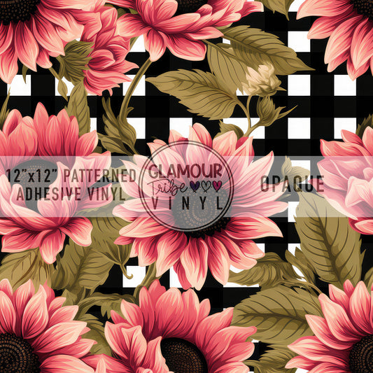 PINK SUNFLOWER GINGHAM 8