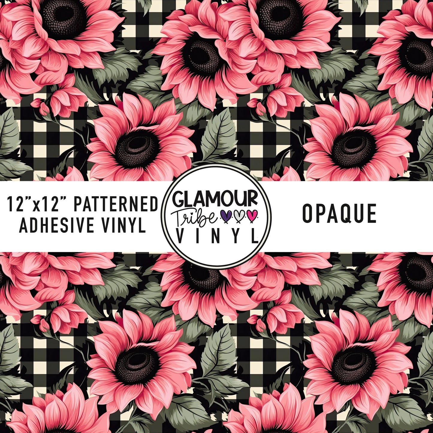 PINK SUNFLOWER GINGHAM 10