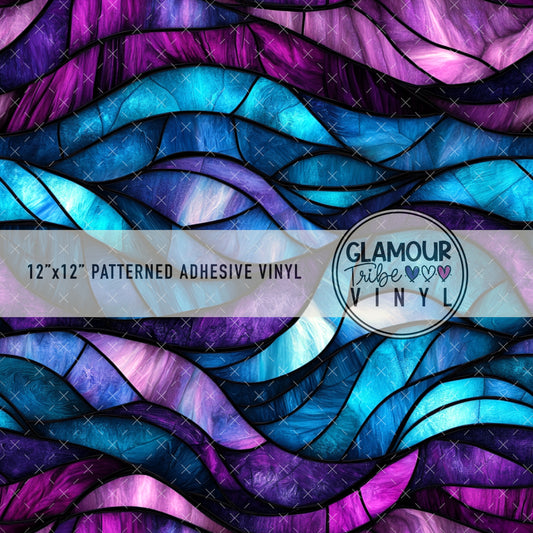 MERMAID WAVES STAINED GLASS 3