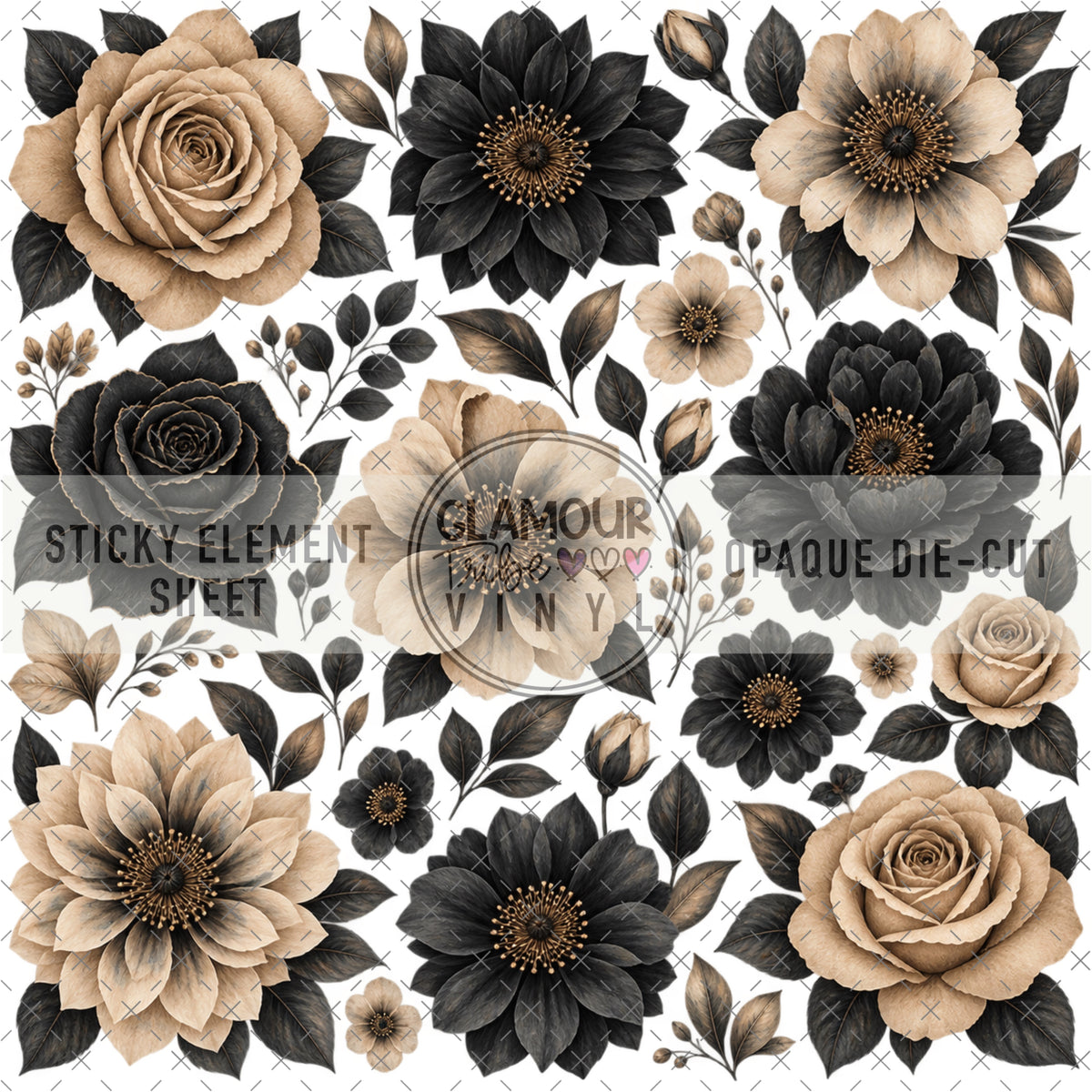 NOIR NEUTRALS STICKY ELEMENT SHEET