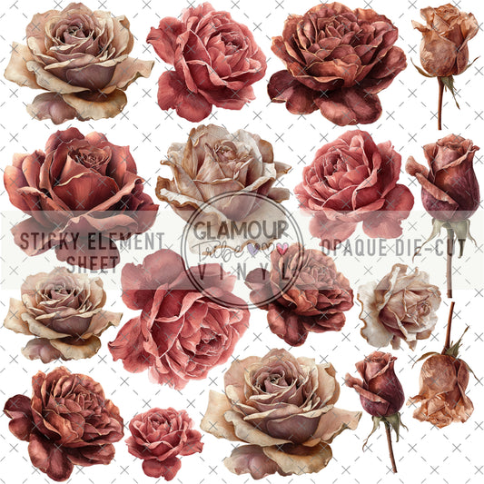 VELVET & DUST STICKY ELEMENT SHEET