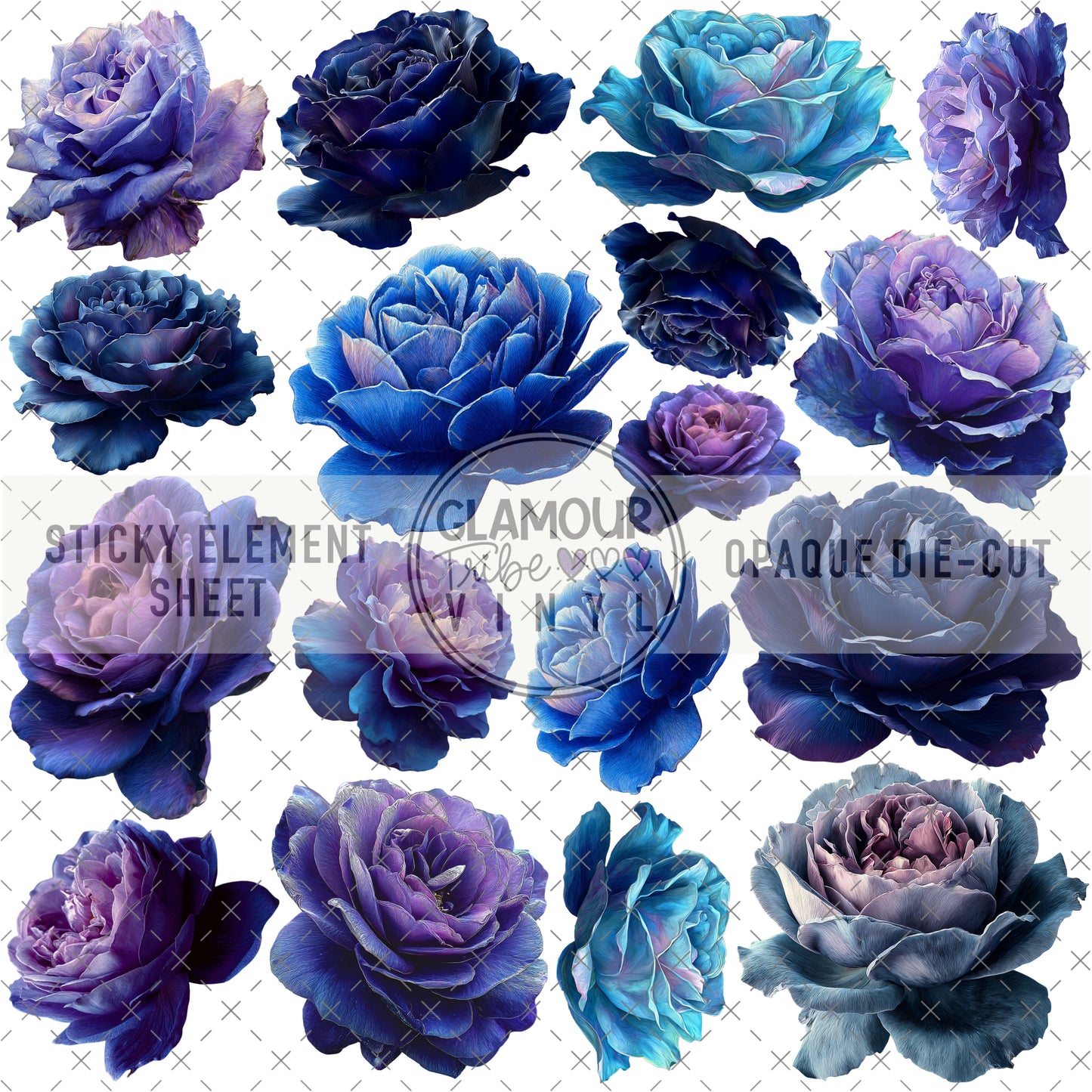 BLUE REVERIE STICKY ELEMENT SHEET