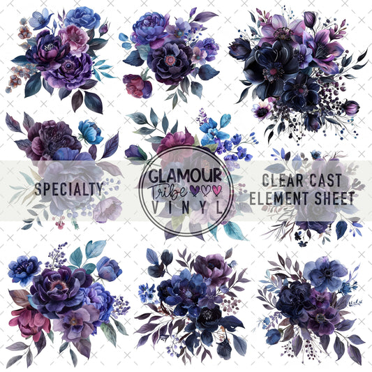BLACKBERRY MOON CLEAR CAST ACCENT SHEET