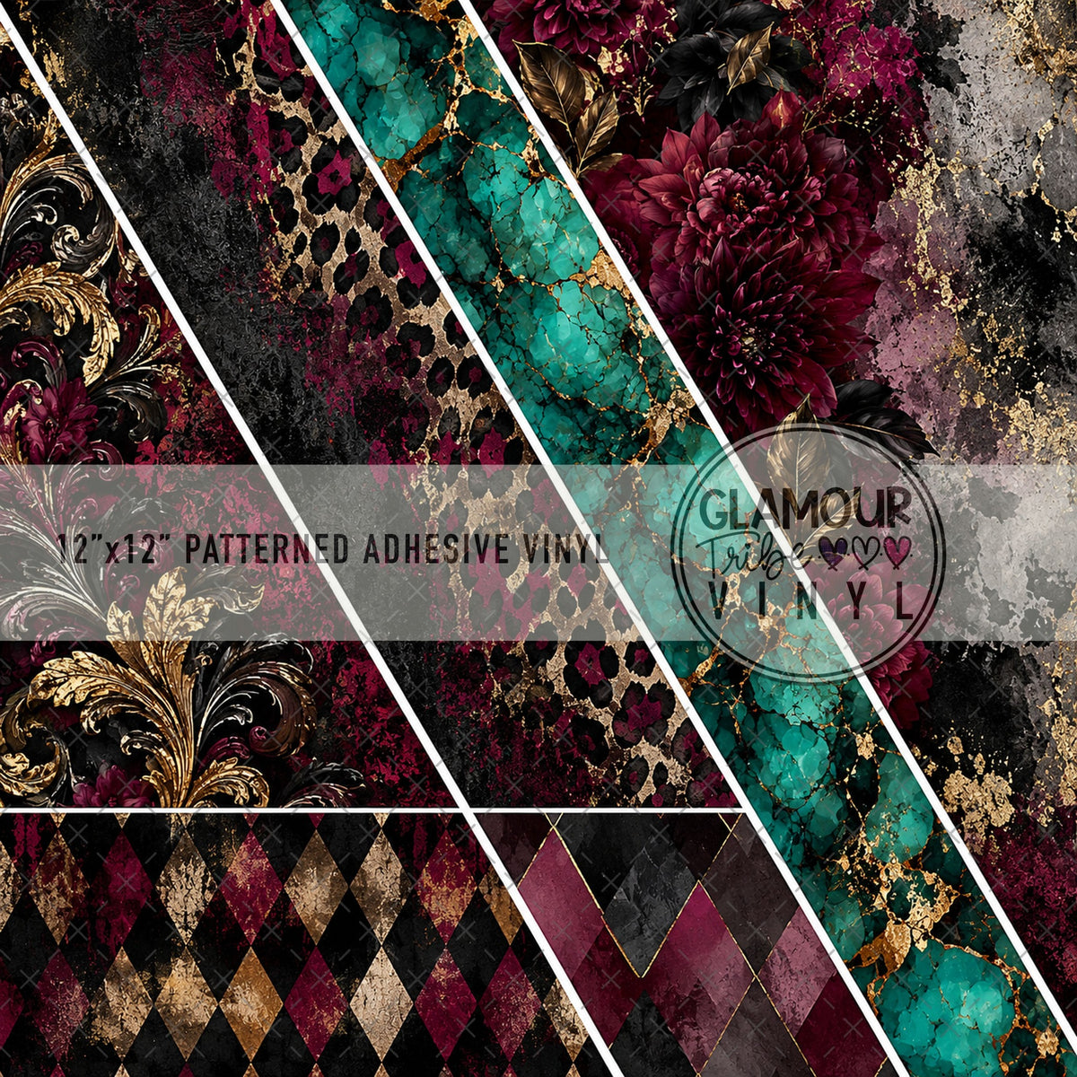 Berry Decadent Patchwork Pop sheet