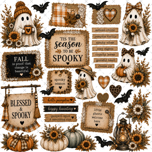 BOO & BLOOM STICKY ELEMENT SHEET