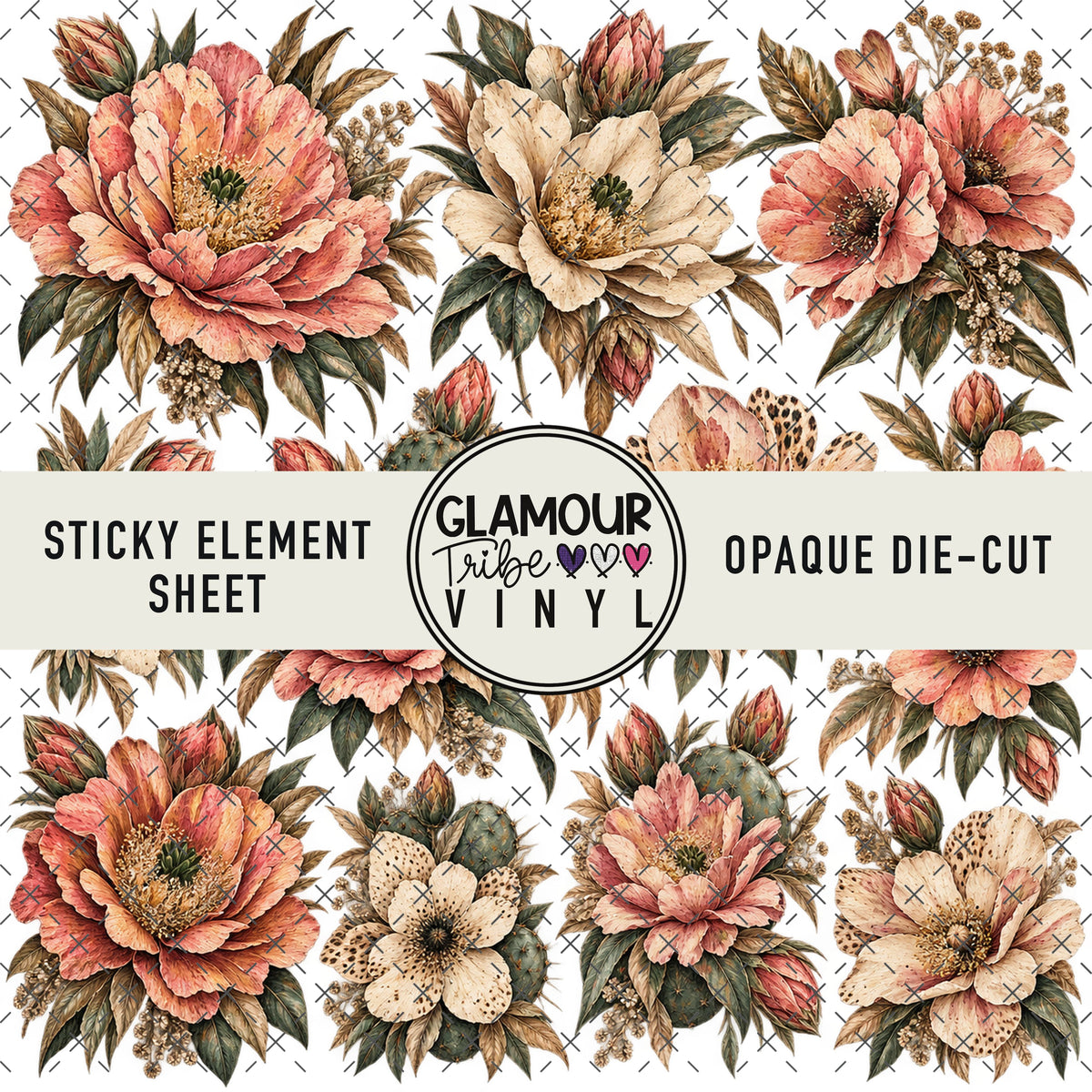 CACTUS ROSE CLIPPINGS by The Fancy Pelican