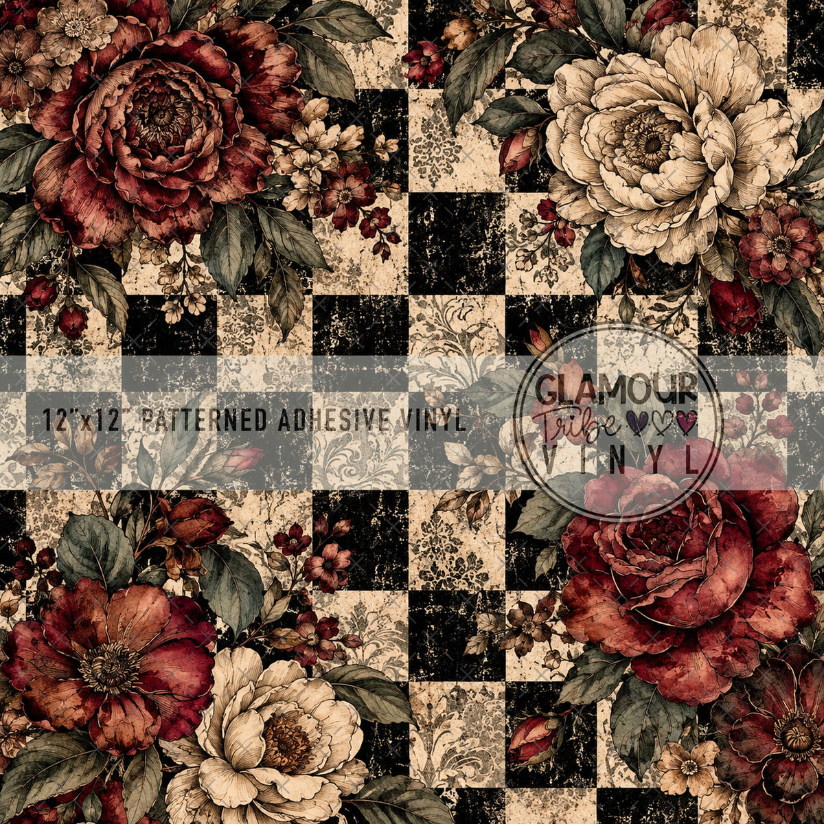 FANCY PELICAN CRIMSON CHECK GARDEN