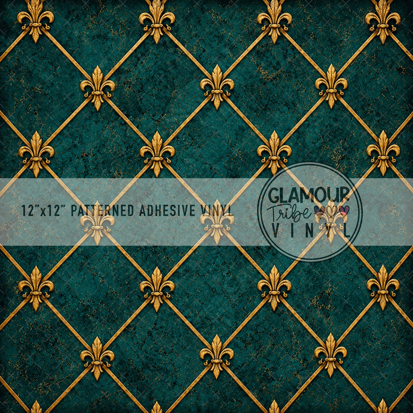 FANCY PELICAN FLEUR-DE-LIS VELVET