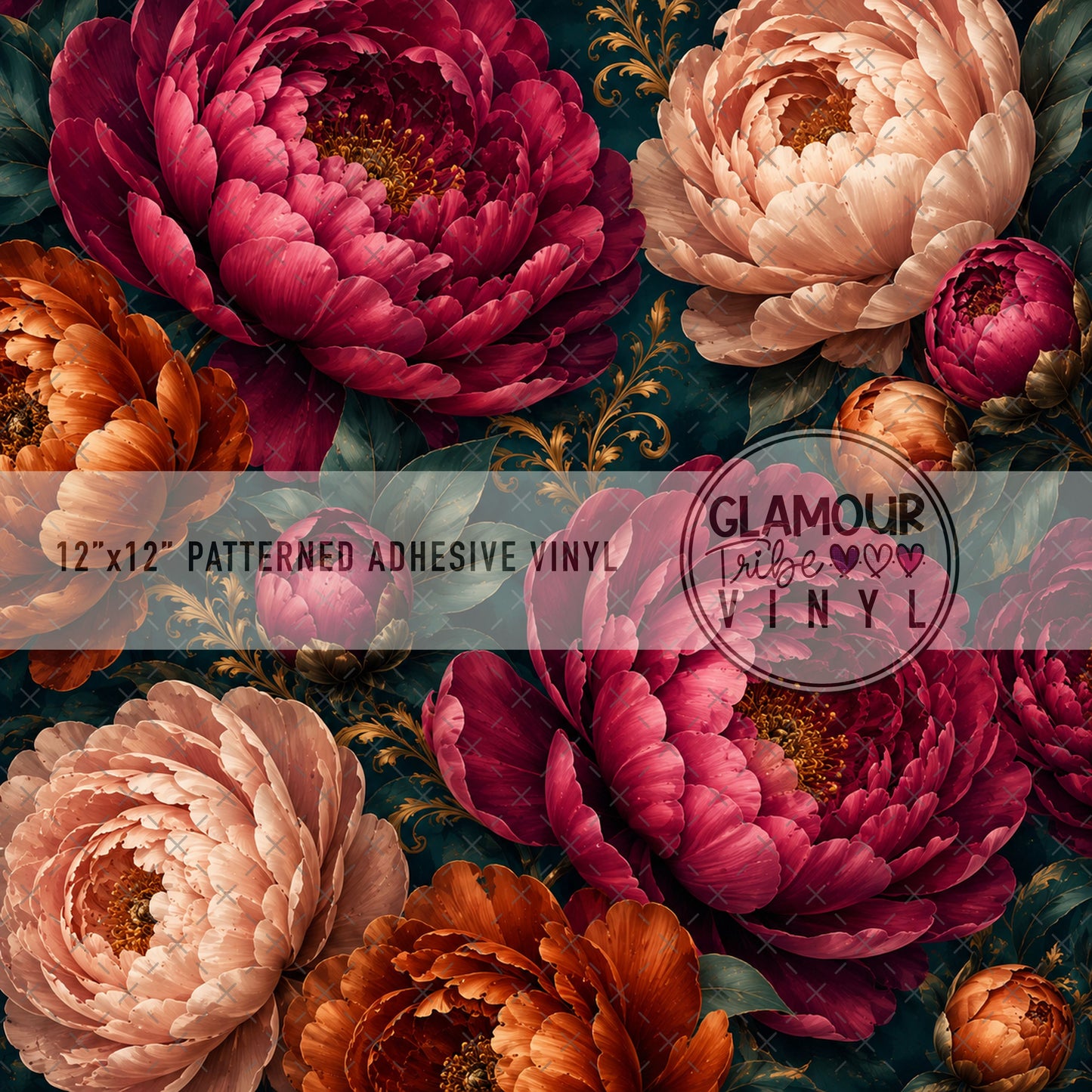 FANCY PELICAN VELVET PEONIES