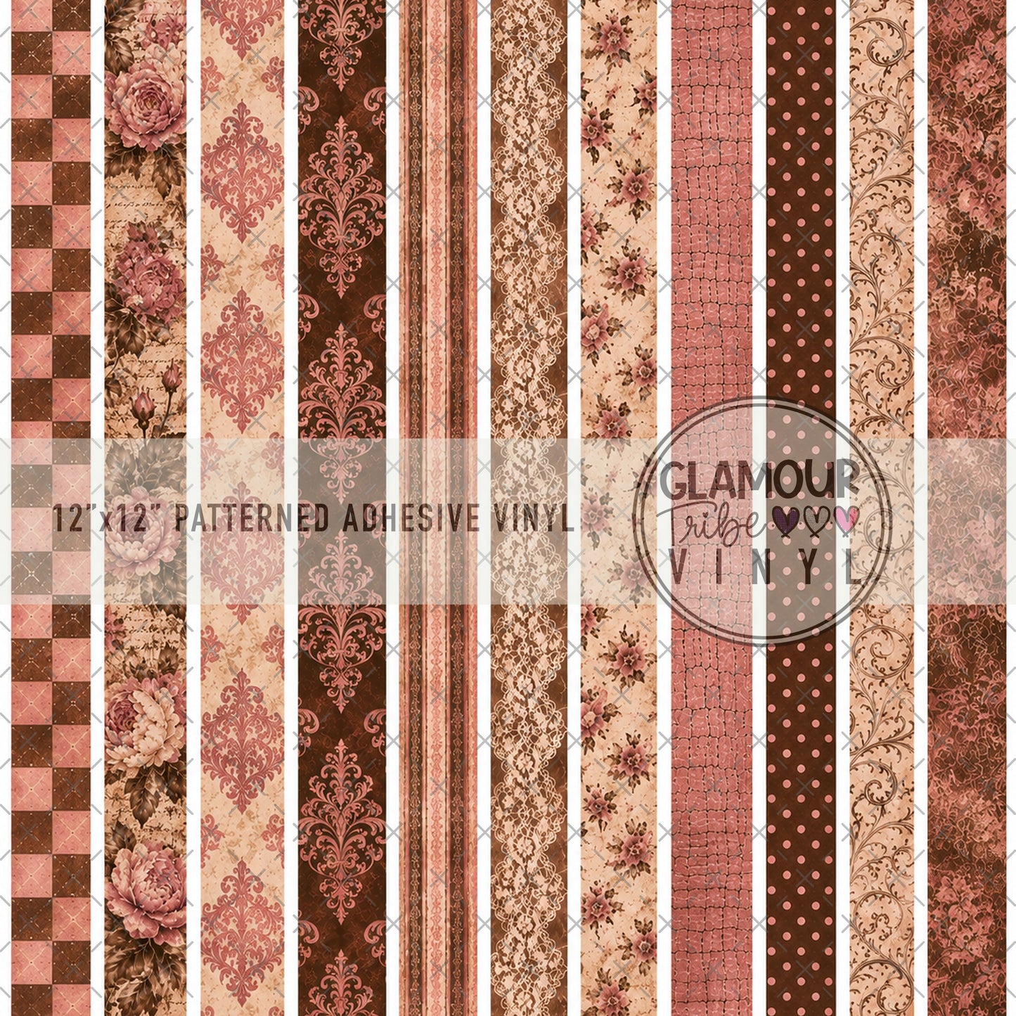 FANCY PELICAN VINTAGE ROSE RIBBONS