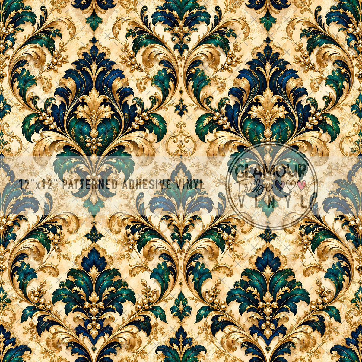 ivory empire Christmas patterned adhesive vinyl