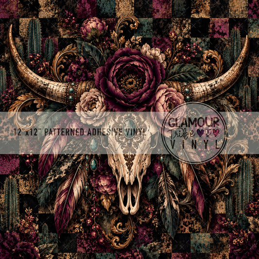 JEWELED LONGHORN by The Fancy Pelican