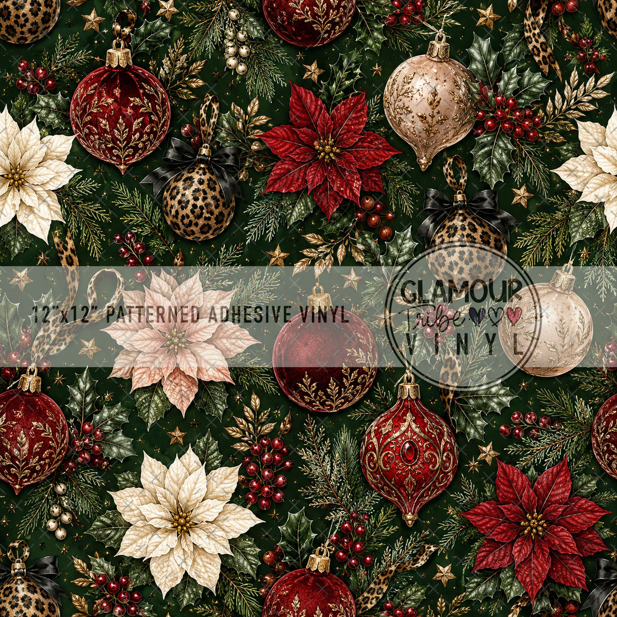 Midnight Merry patterned vinyl