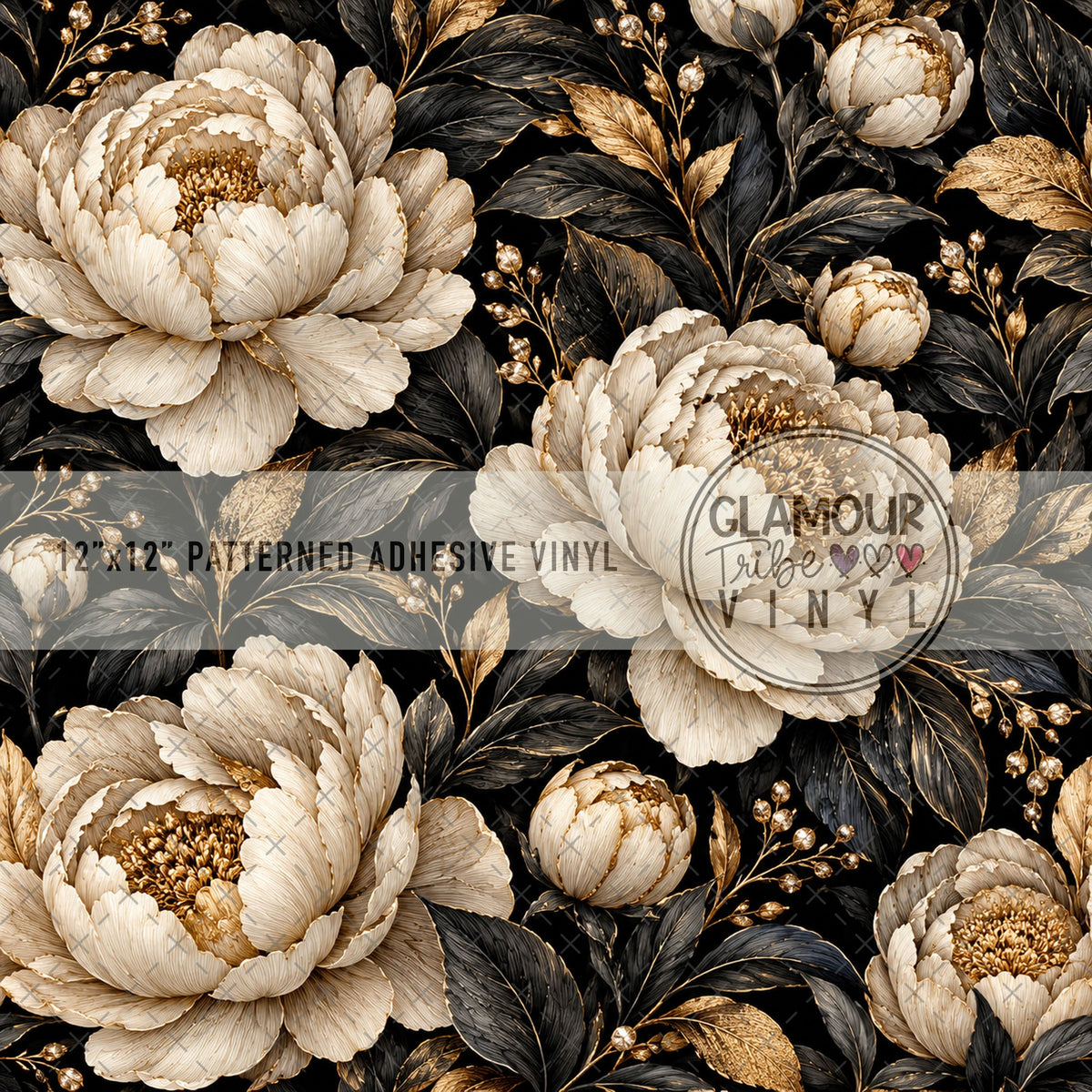 New Years Botanicals by The Fancy Pelican Sheet patterned adhesive vinyl
