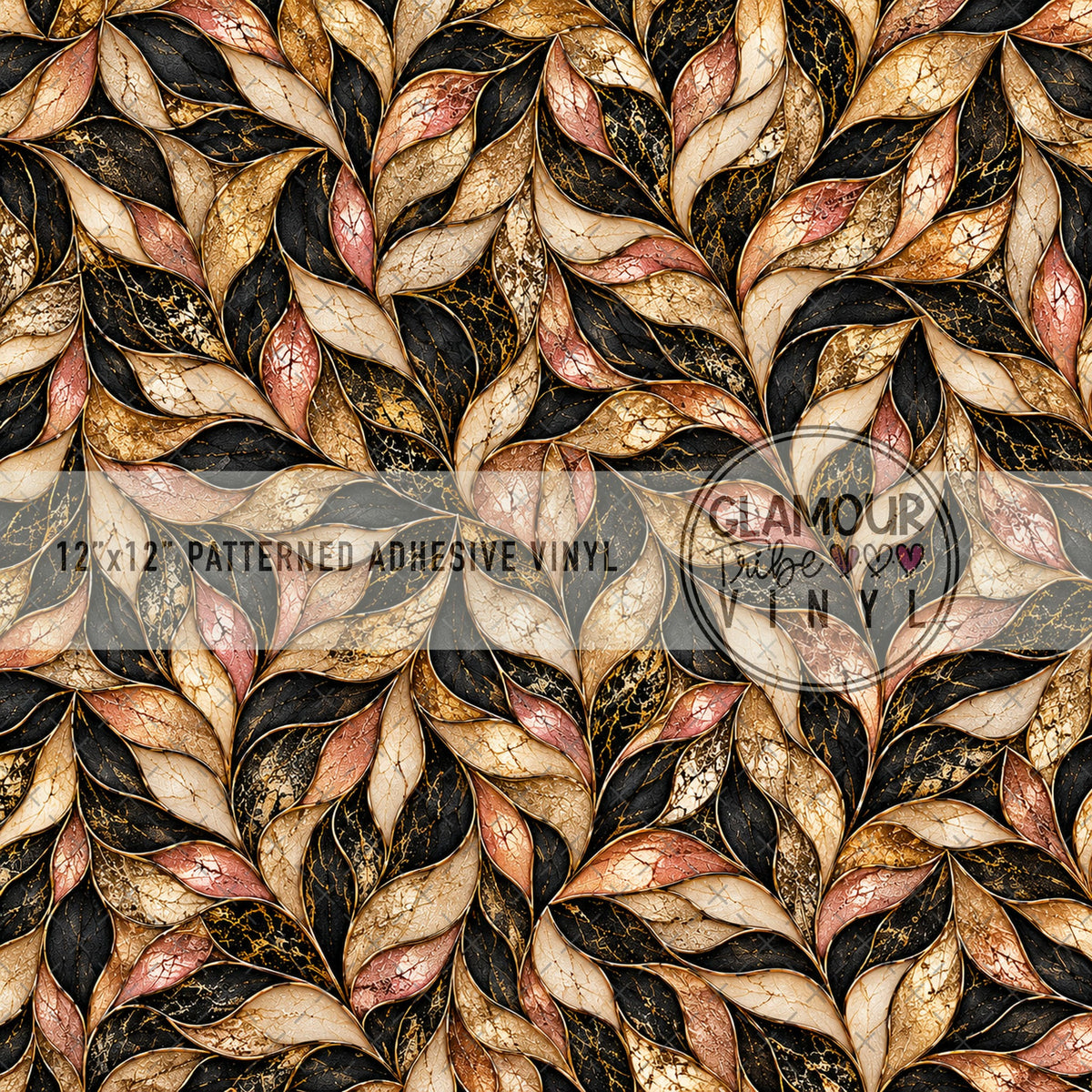 New Years Layered Mosaic by The Fancy Pelican patterned adhesive vinyl