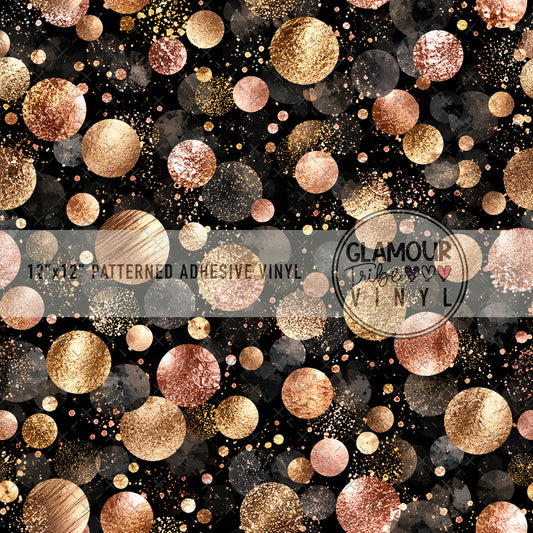 New Years Metallic Bubbles by The Fancy Pelican patterned adhesive vinyl