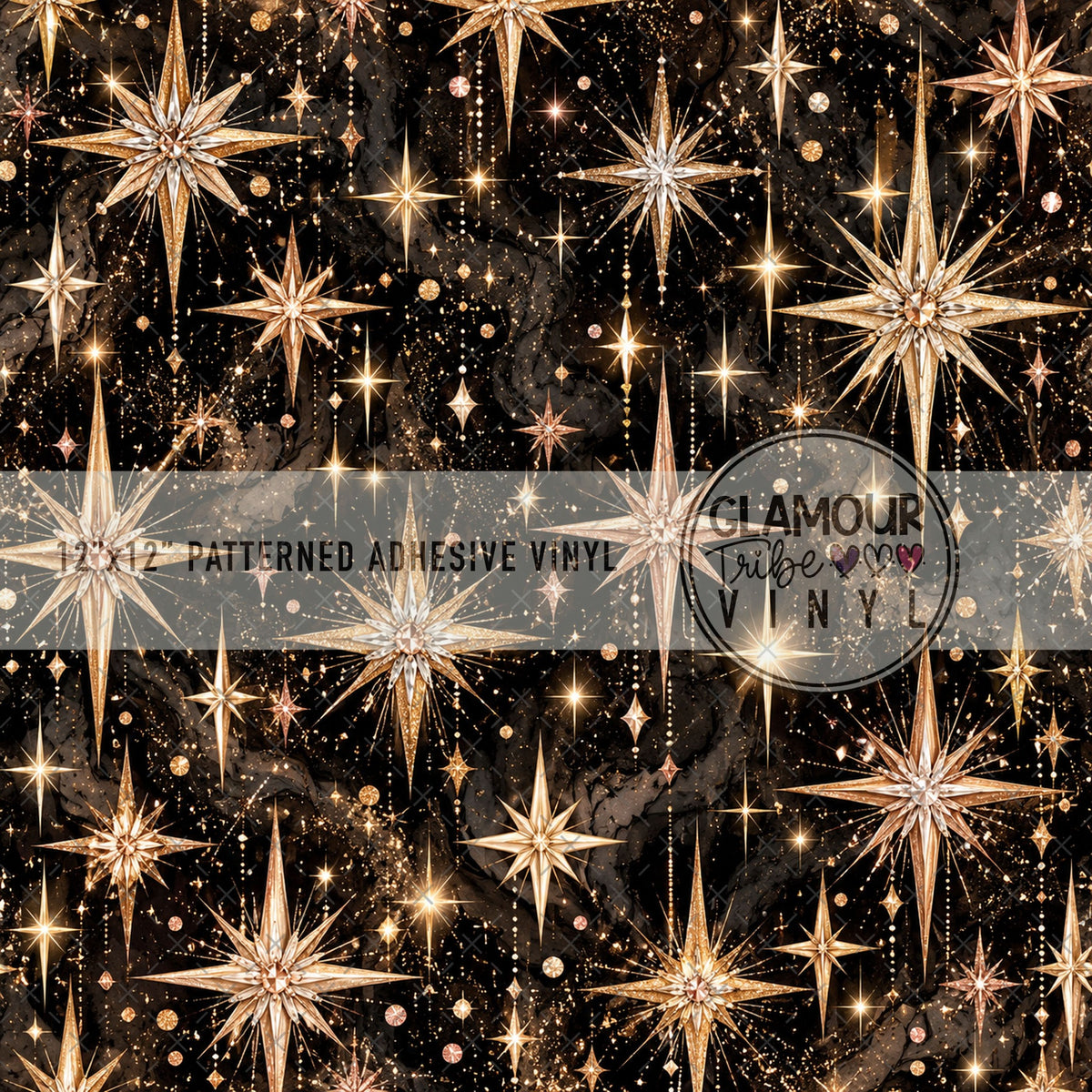 New Years Starburst 2 by The Fancy Pelican patterned adhesive vinyl