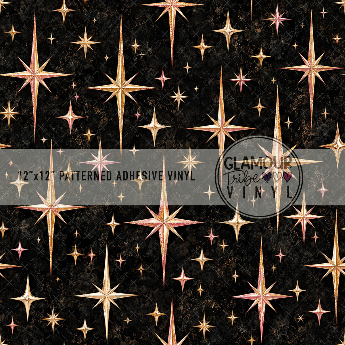 New Years Starburst by The Fancy Pelican patterned adhesive vinyl