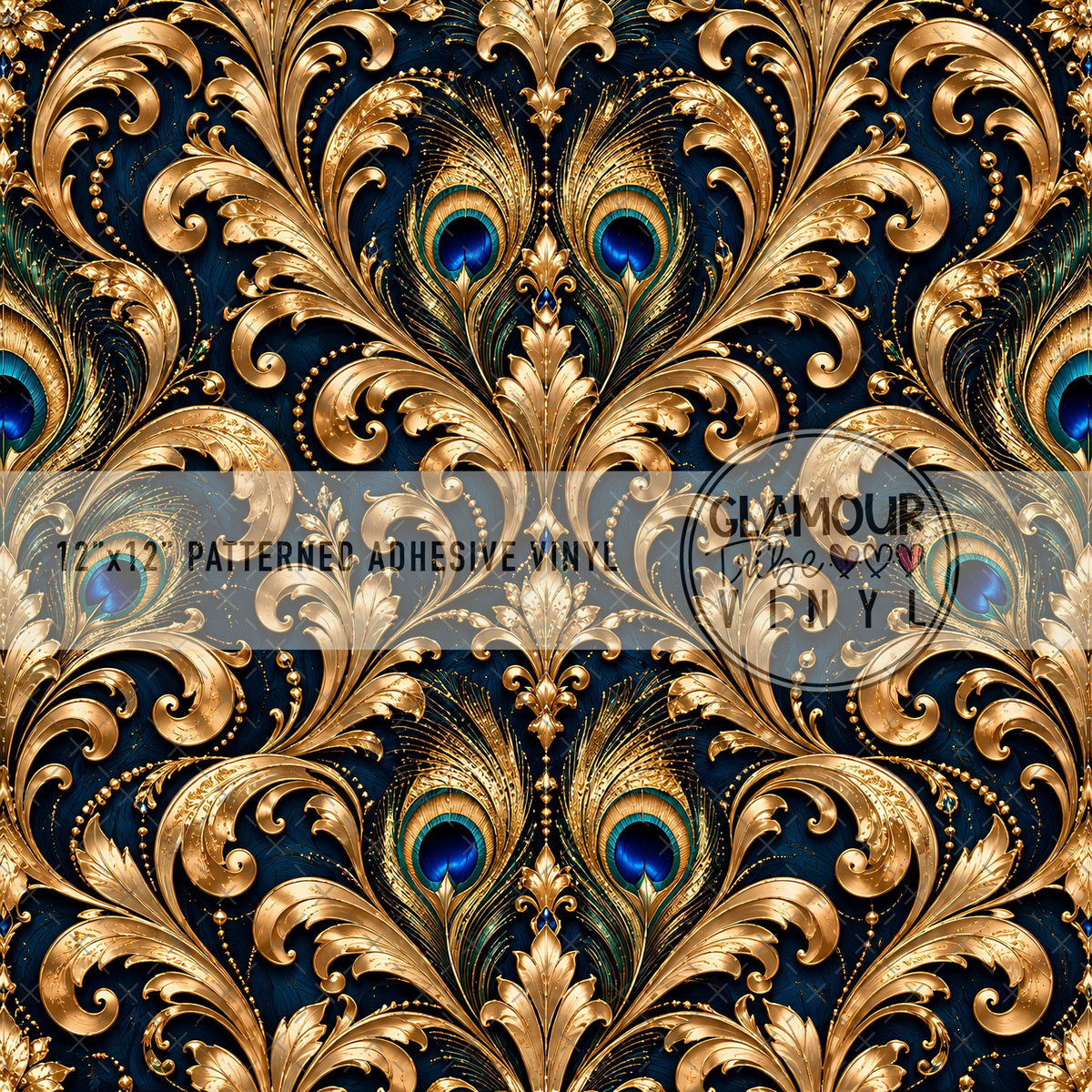 palace intrigue Christmas patterned adhesive vinyl
