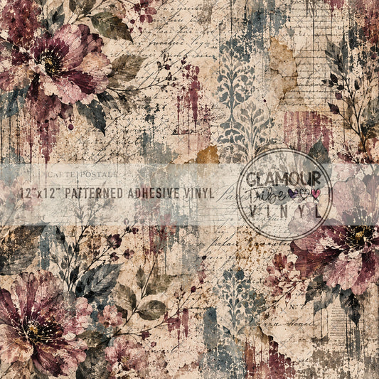 PETALS ON PLASTER by The Fancy Pelican