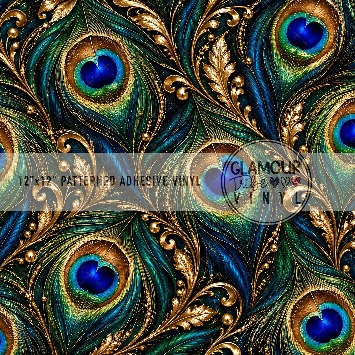 plume fatale patterned adhesive vinyl