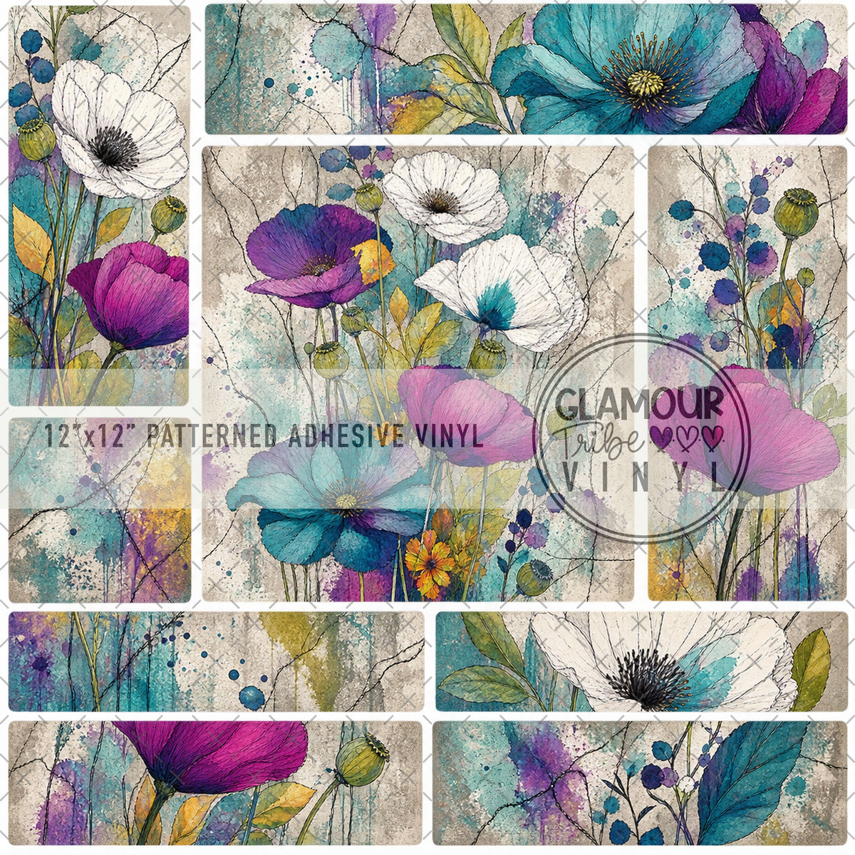 FANCY PELICAN POPPY PATCHWORK