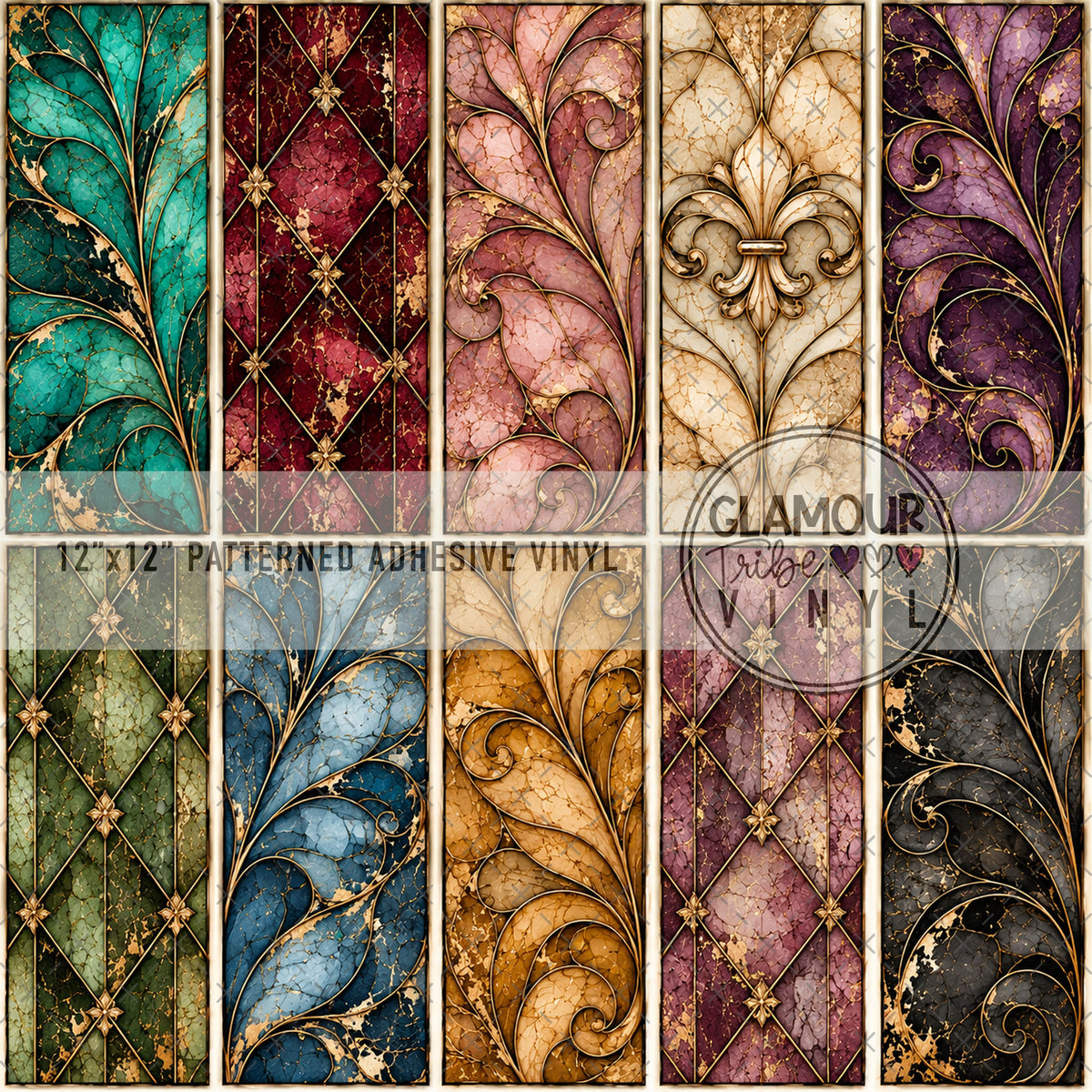 PRISMATIC SCROLLWORK by The Fancy Pelican